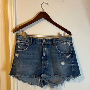 Zara Blue Denim Women's Shorts